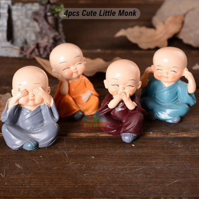 4pcs Cute Little Monk